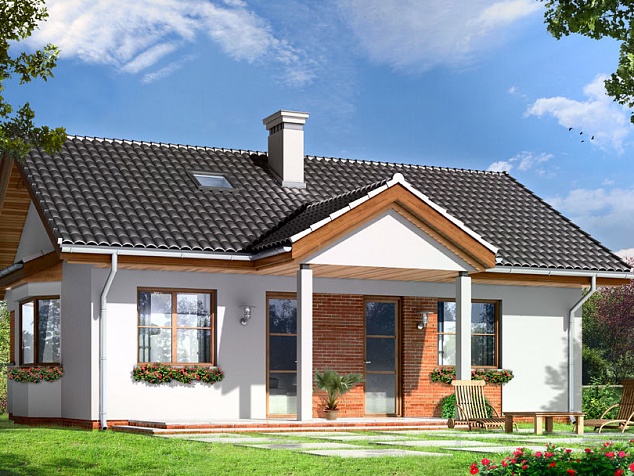 Проект каркасного дома 120 м2